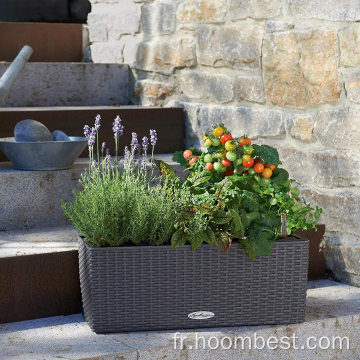 Pots de plantes de boîte de plantation de lit de jardin surélevé en plastique